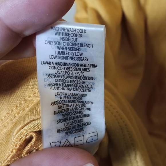 Calvin Klein Mustard Yellow Midi Dress - Picture 8 of 10